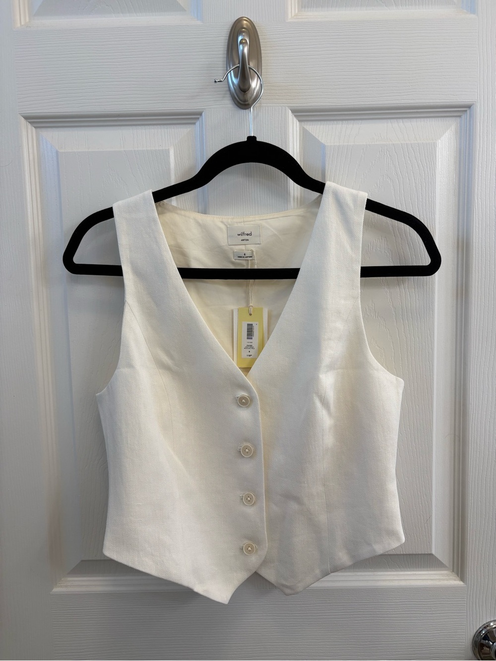 NWT ARITZIA PACINO POWERLINEN VEST SIZE 6